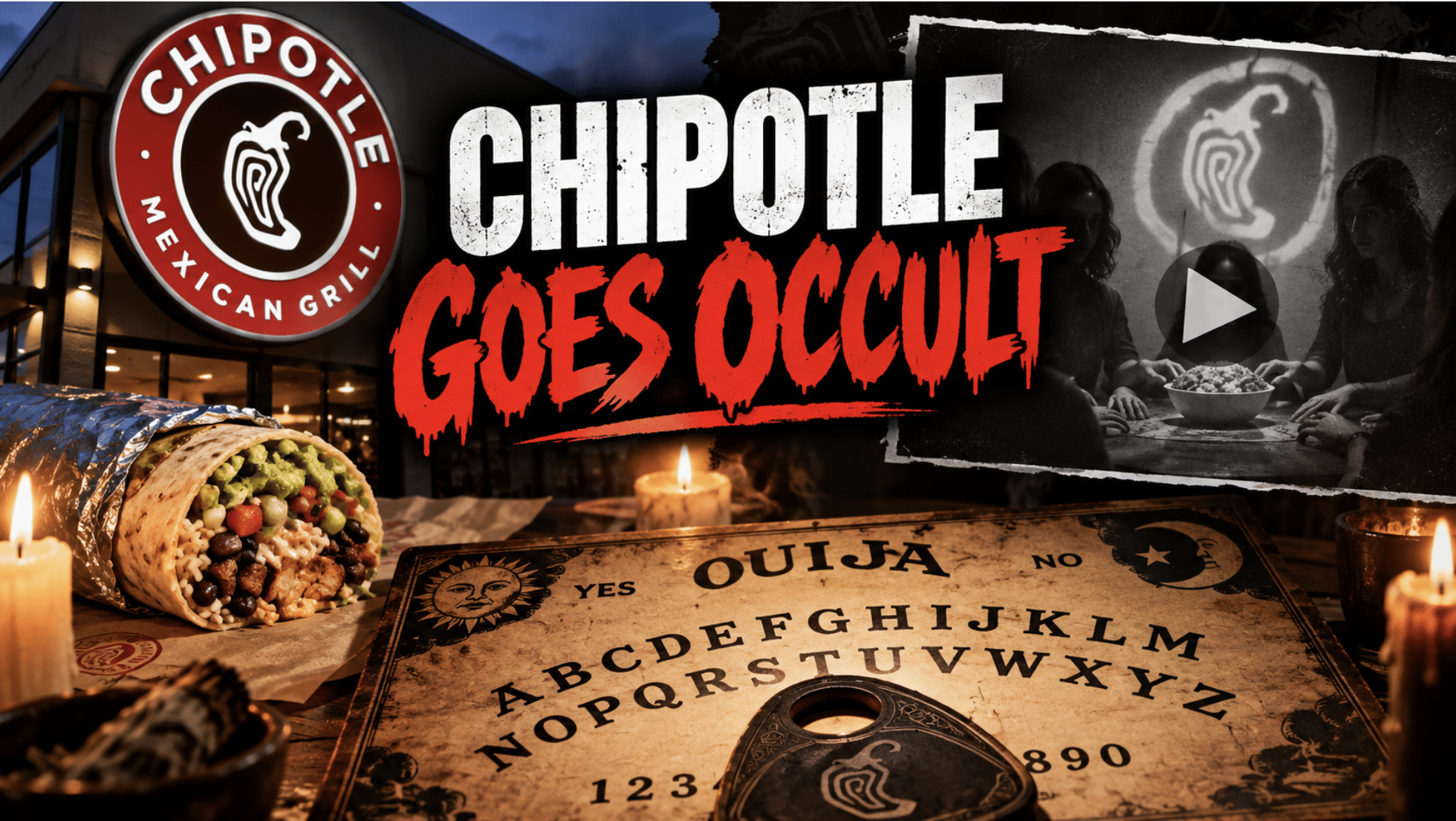 Chipotle Sparks Controversy After Featuring Ouija Board in Disturbing Promotional Video