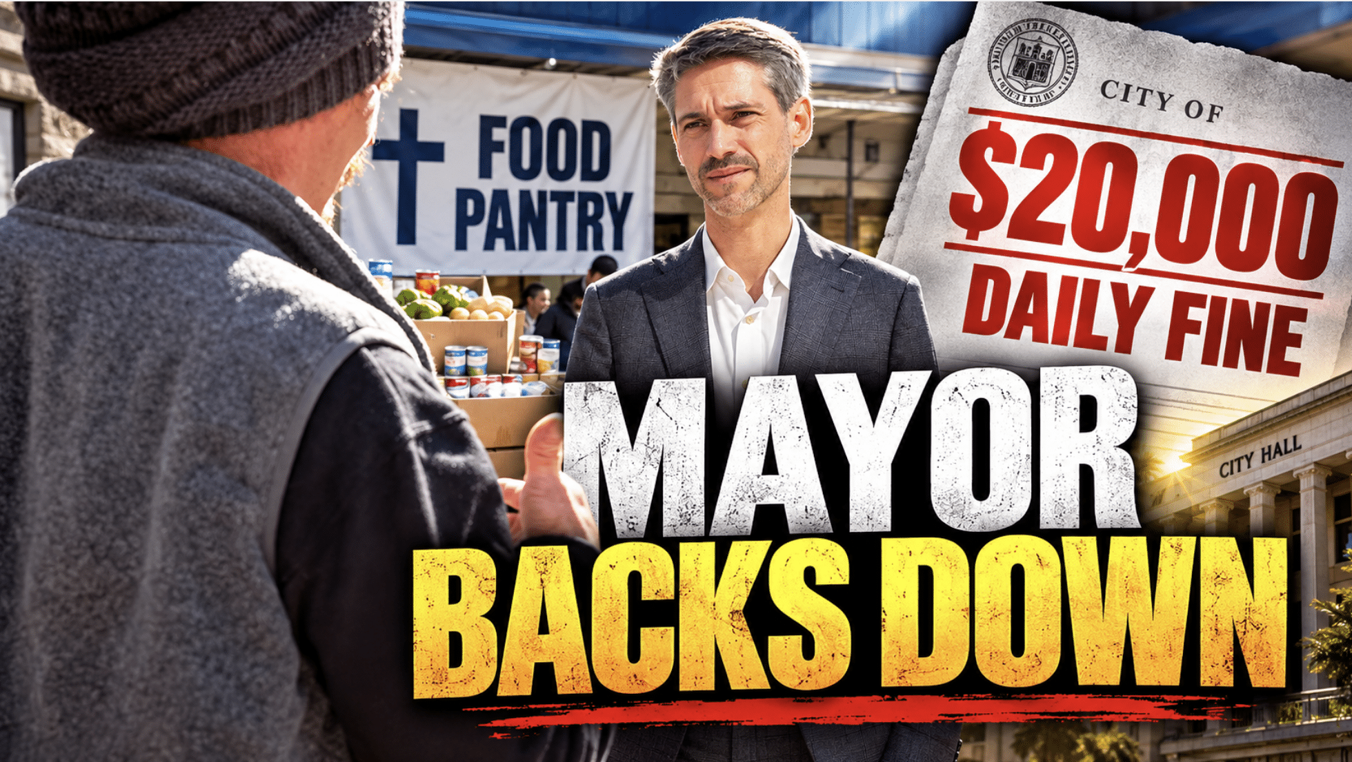 Mayor Reverses Course After Threatening to Bankrupt Pastor’s Food Pantry