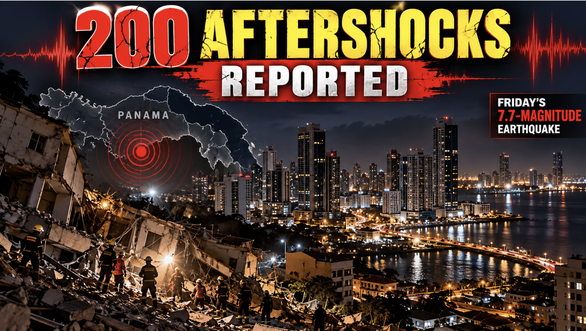 Panama Rocked by More Than 200 Aftershocks as Powerful 7.7 Earthquake