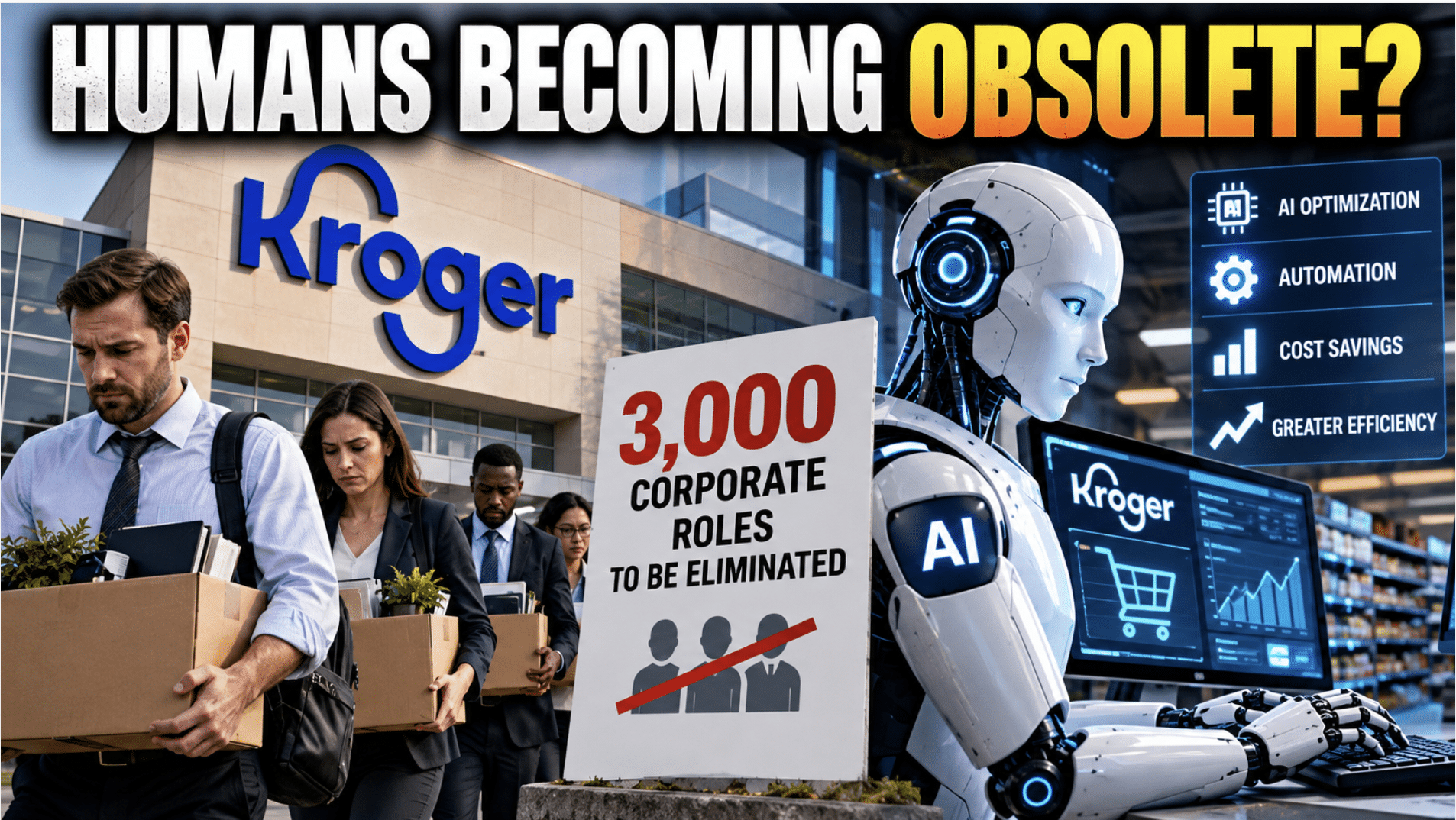 Thousands of Jobs on the Chopping Block as Kroger Expands AI