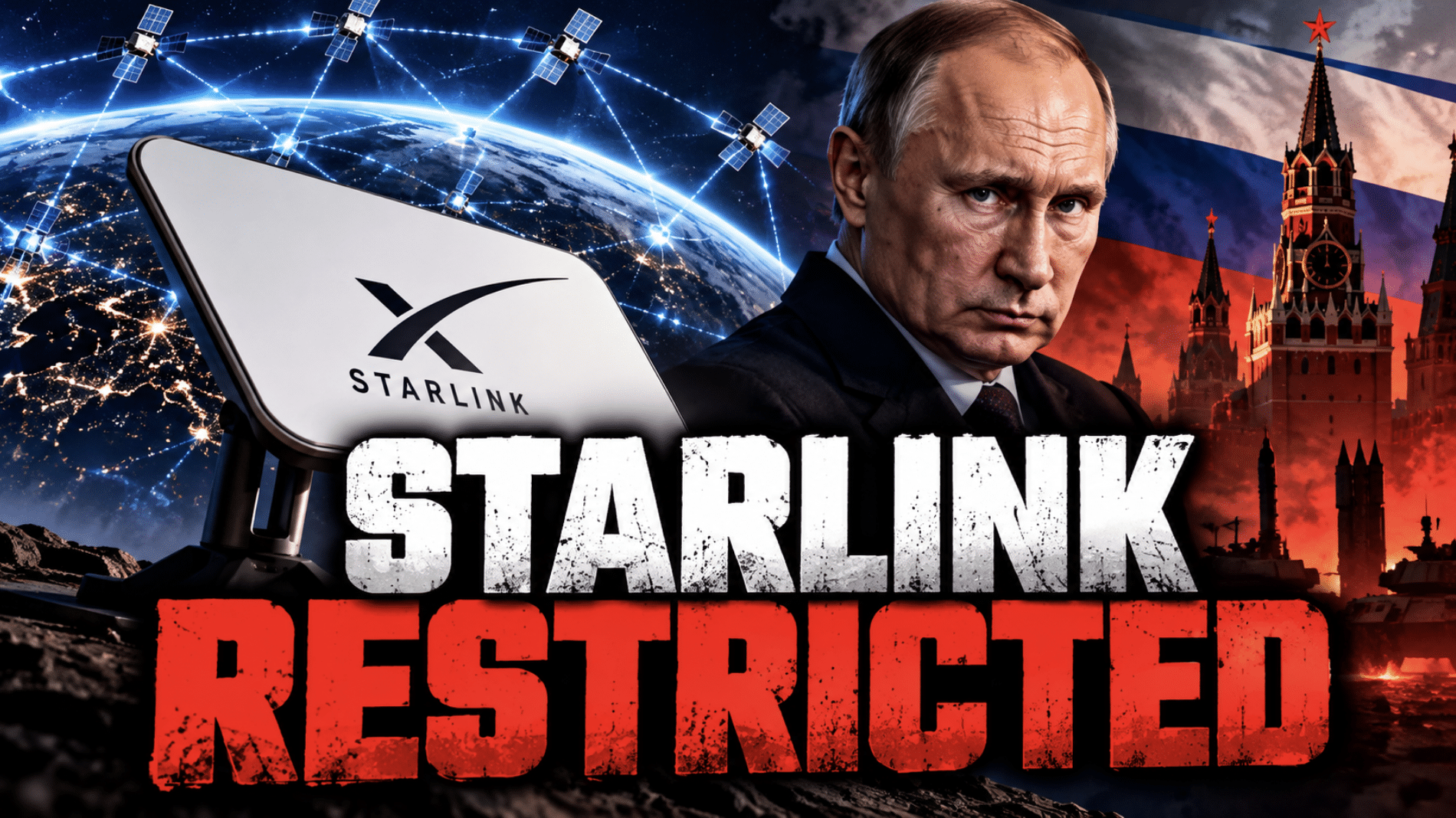 Starlink Restrictions Fuel Rising Tensions with Russia