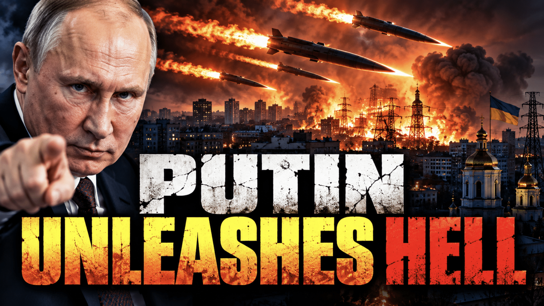 Putin plunges Kyiv into darkness with massive hypersonic blitz on power plants in shameless snub to Trump ‘energy truce’