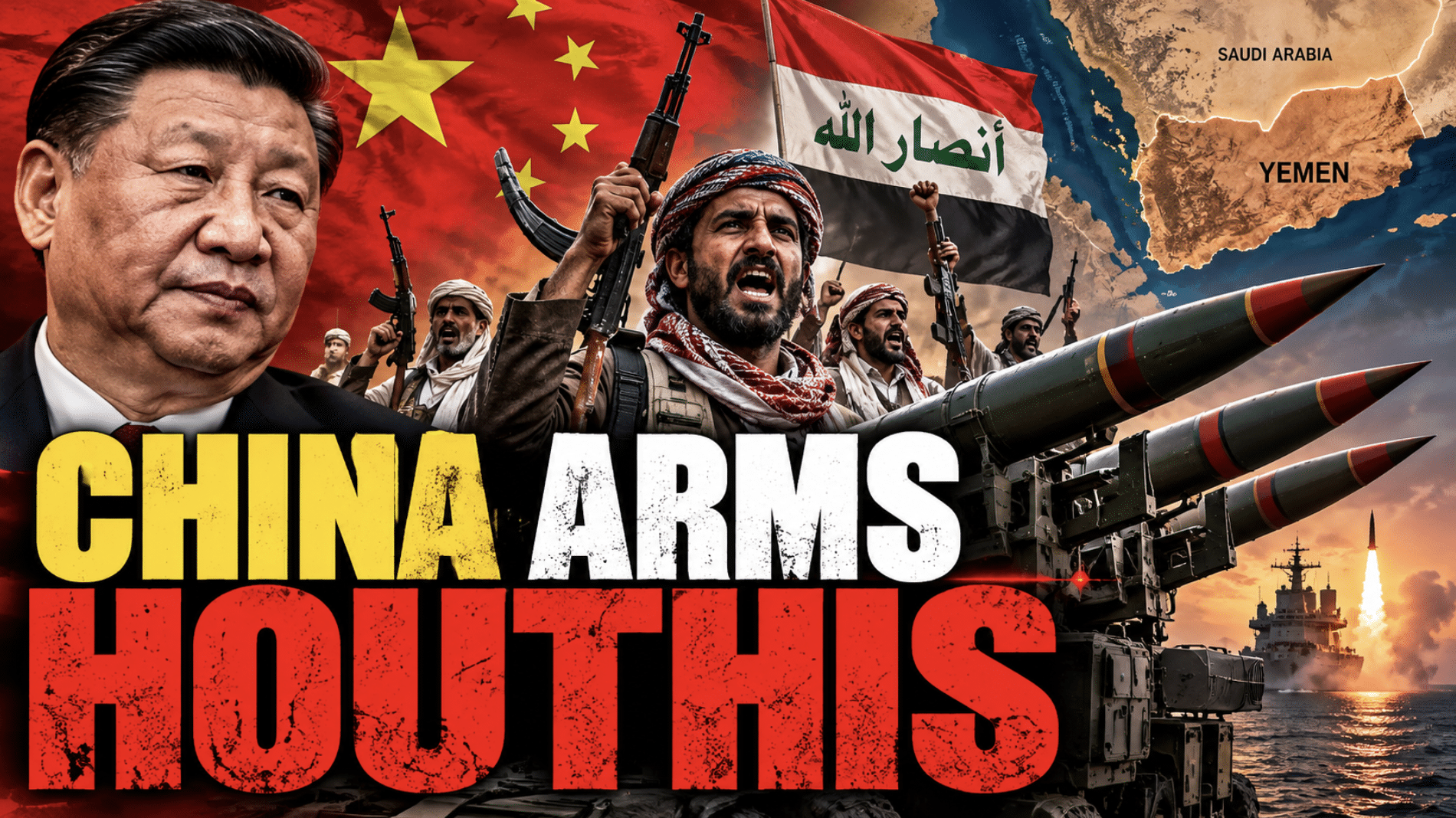 China arming Houthis with advanced missile capabilities