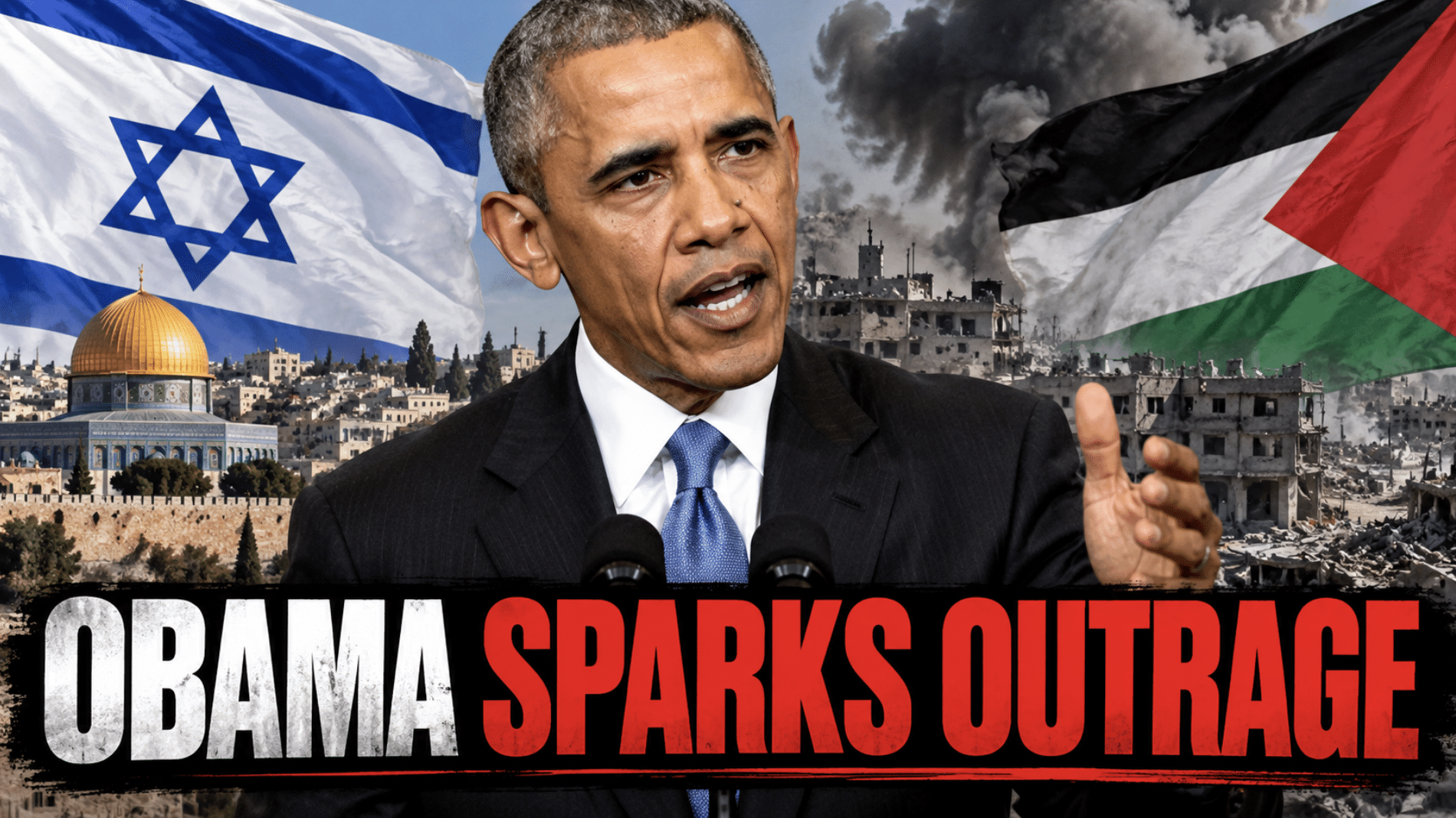 Barack Obama accuses Jews of ‘excessively’ taking land from Palestinians