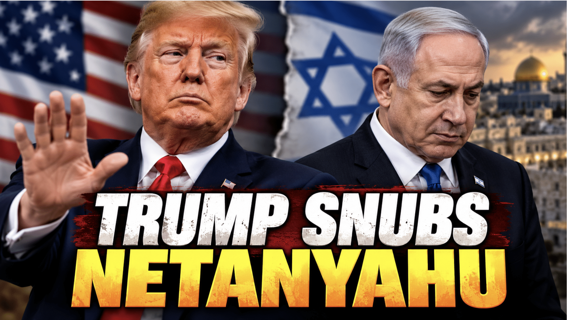 Trump declines to endorse Netanyahu in upcoming election race, ‘I don’t trust anybody’ ….. then changes his mind