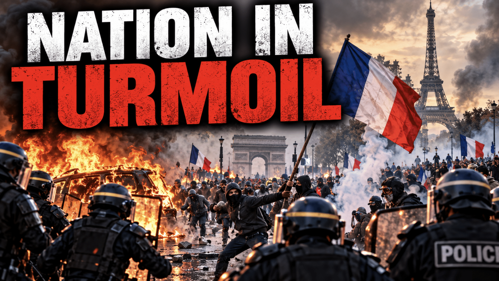 Violent Protests Rip Through Cities Across France