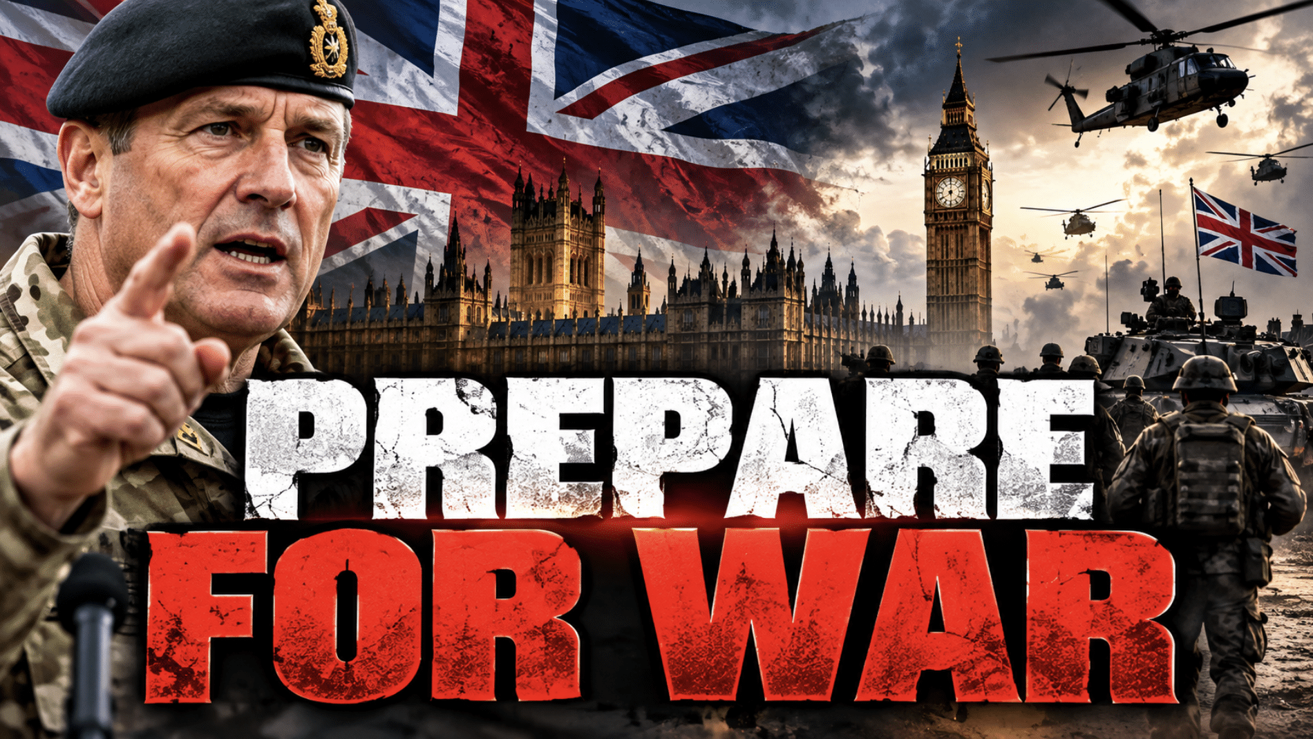 Head of army says UK’s political leaders about to start “frank conversation” with public about need to prepare for war