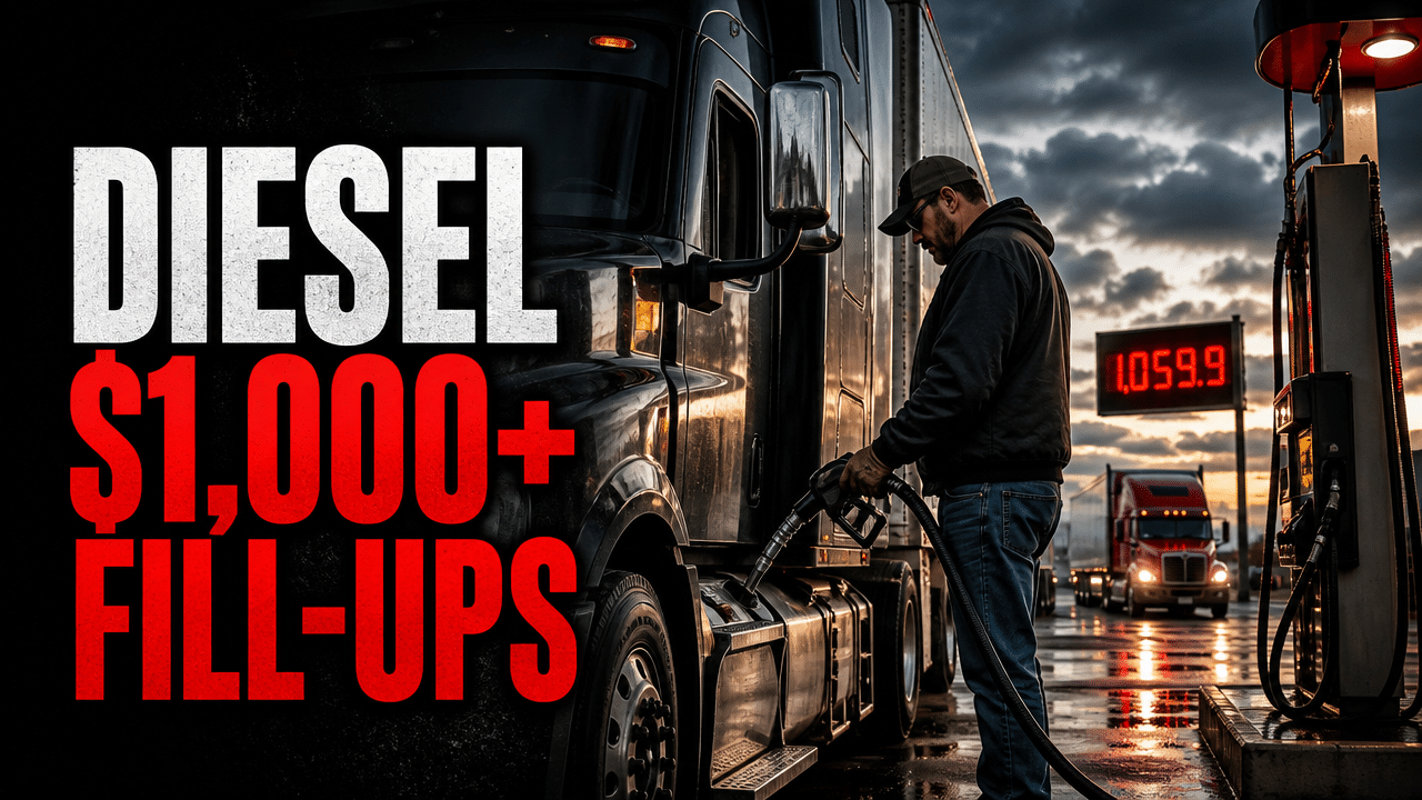Truckers Say They’re Just Trying to Hang On as Diesel Fill-Ups Exceed $1,000