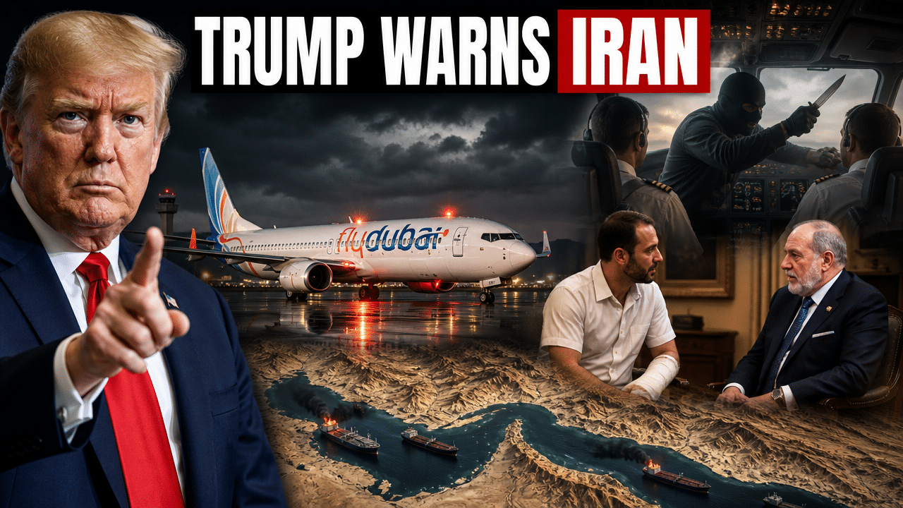 Trump warns Iran of new strikes if Tehran tied to FlyDubai plane incident